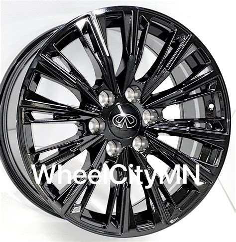 Gloss Black Oe Replica Escalade Wheels Fits Qx Qx X