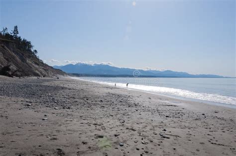 A Landscape Shot Of Hilly Shore At Dungeness Spit Area Olympic