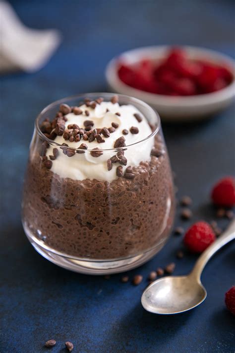 Chocolate Chia Pudding The Forked Spoon