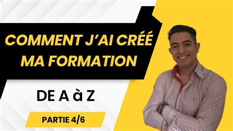 Comment Creer Et Vendre Une Formation I Partie Youtube