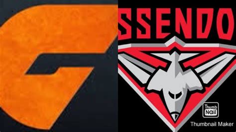 Round Gws Giants Vs Essendon Afl Youtube