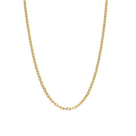 9ct Yellow Gold 24 Trace Link Chain Miltons Diamonds