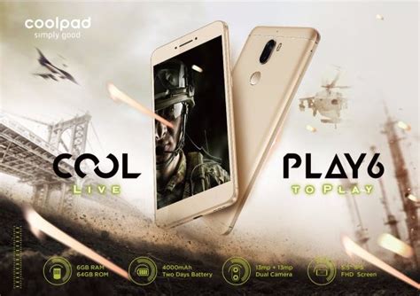 Coolpad Launches Cool Play 6 With 6GB RAM And Dual Rear Camera At