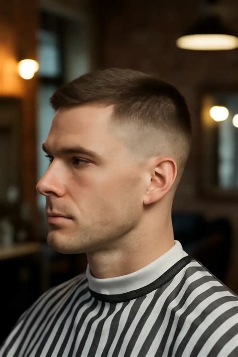 crew cut haircut  men timeless variations