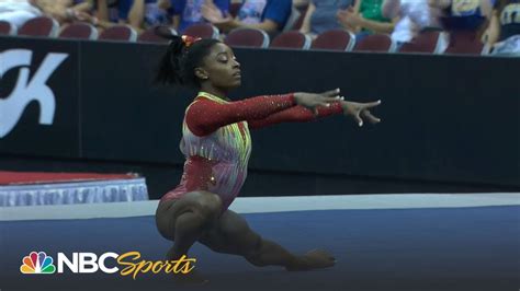 Simone Biles delivers big performance in floor routine I U.S ...