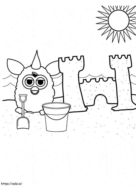 Furby Toys Coloring Pages Free Printable Coloring Pages For Kids And