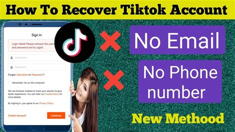 How To Recover Tiktok Account Without Email And Phone Number 2023