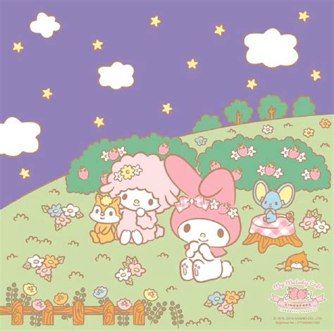 My Melody Is Spending The Night Stargazing Dream Sparkle Shine