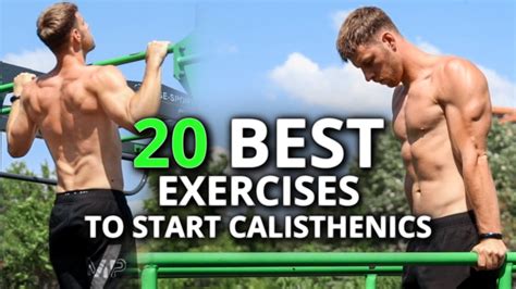 20 Best Exercises To Start Calisthenics | + Beginner Workout Plan – WeightBlink