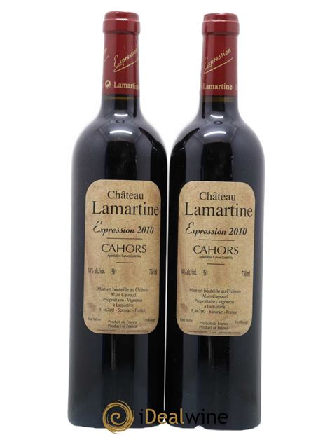 Acheter Cahors Cuv E Expression Ch Teau Lamartine Lot