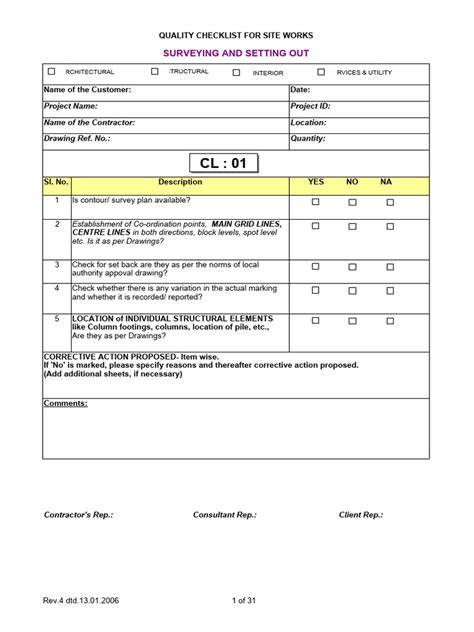 Quality Checklist | PDF | Specification (Technical Standard) | Deep ...