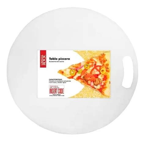 Pizzera Irrompible 34cm Tabla De Pizza Premium Con Manija