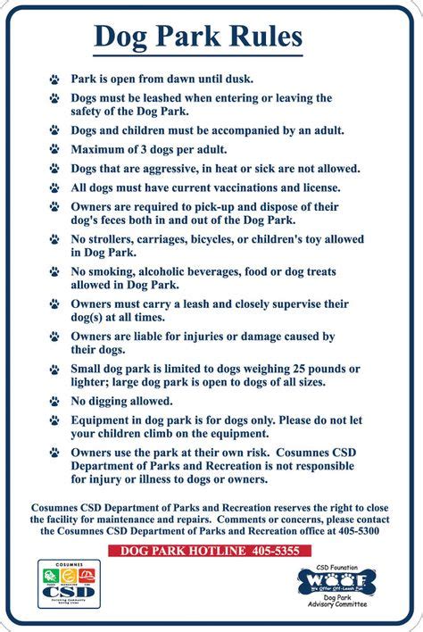 11 Dog Park Rules & Signage ideas | dog park, park, dog park design