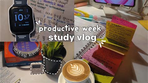 A Productive Week Study Vlog Making Mindmap Taking Notes Endlessly