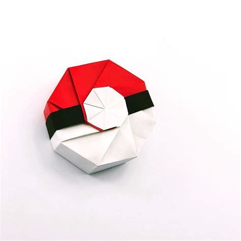 Origami Pokeball Box 😄 #origami #paperkawaii #origamibox #pokemon # ...