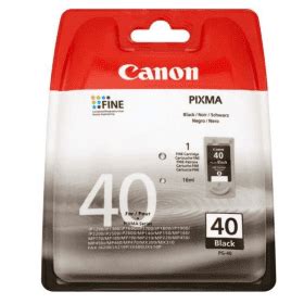 Canon PG 40 Black Ink Cartridge Original Official Canon Product