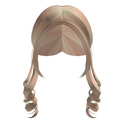 Blonde Curly Kawaii Pigtail Roblox Item Rolimon S