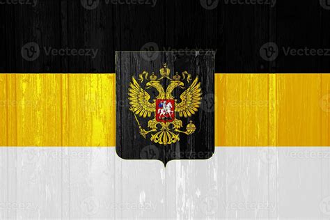 Russian imperial flag with a double-headed eagle. The first official ...