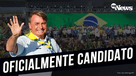 Conven O Do Pl Oficializa Candidatura De Jair Bolsonaro Reelei O