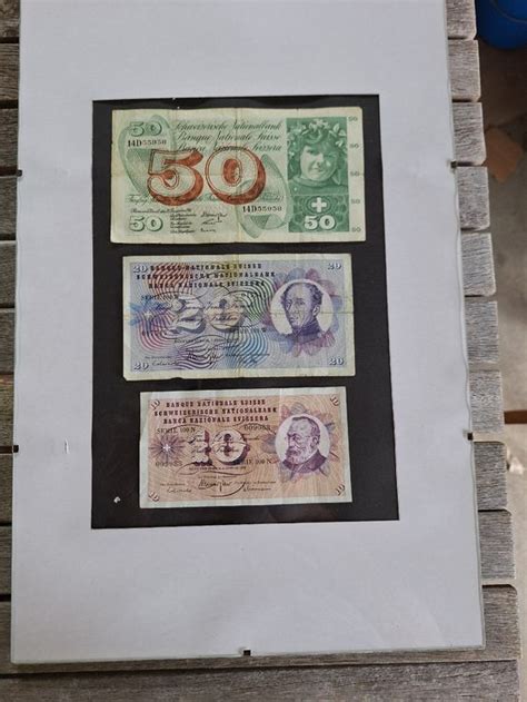 Alte Schweizer Banknoten 70er Jahre 10er 20er 50er Kaufen Auf