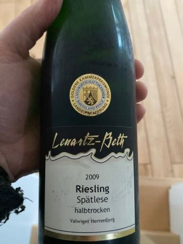 Lenartz Beth Valwiger Herrenberg Riesling Spätlese Halbtrocken Vivino US