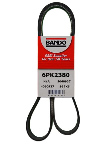 BANDO USA 6PK2380 OEM Serpentine Drive Belt fits 2013-17 Cadillac XTS 3 ...