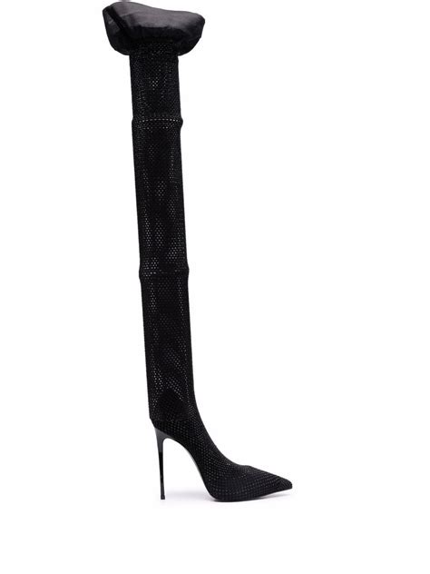 Le Silla Gilda Stiefel Schwarz Farfetch De