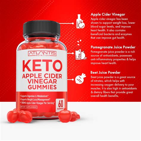 60 Keto Apple Cider Vinegar Gummies Advanced Weight Loss 60 Magnesium