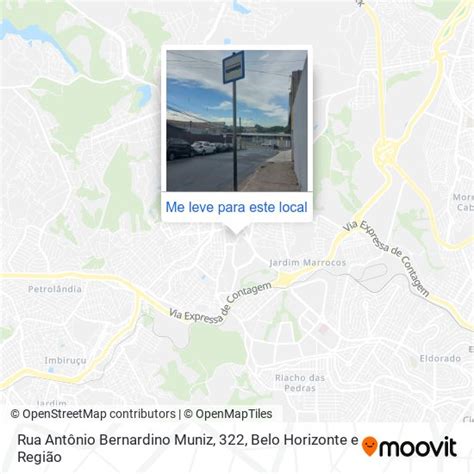 Rua Antônio Bernardino Muniz 322 parada Rotas horários e tarifas