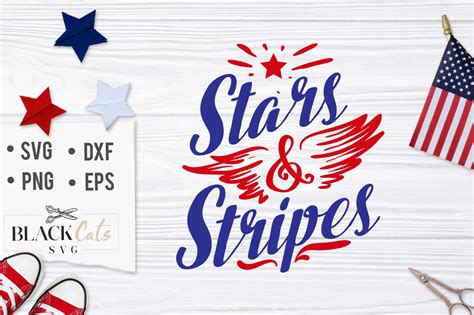 Stars And Stripes SVG By BlackCatsSVG TheHungryJPEG