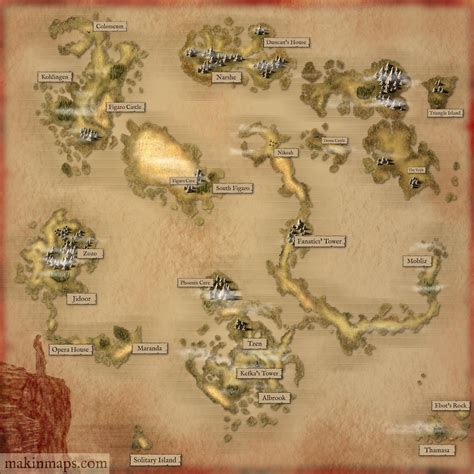 Ff 6 World Map Elaina Mariellen