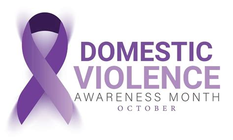 Domestic Violence Awareness Month Background Banner Card Poster