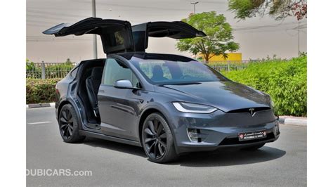 Tesla Model X X100D 2017 7 SEATER WITH AUTO PILOT UNDER WARRANTY for sale: AED 325,000. Grey ...