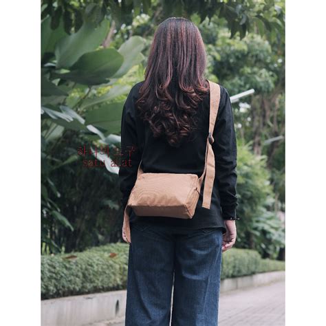 Jual SATU ALAT Tas Selempang SAKURA 100 Canvas Premium Tebal Tas