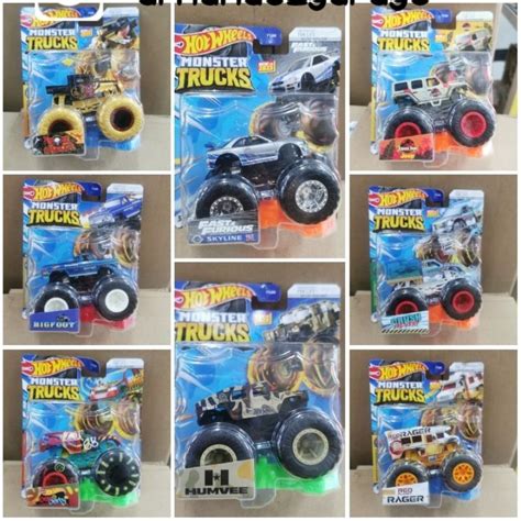 Hot Wheels Monster Trucks Glow In The Dark Skyline R Fast Furious Humvee Jurassic