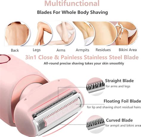 Xinbarber In Rechargeable Lady Shaver For Women Electric Bikini