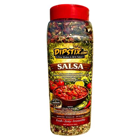 salsa big bottle dipstix