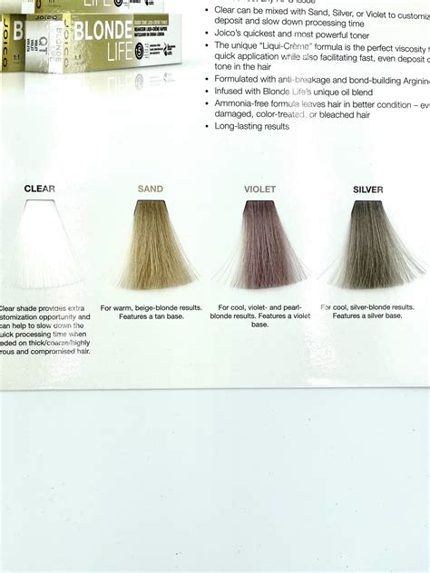 Joico Blonde Life Qt Quick Tone Silver Srebrny Toner Bez Amoniaku Ml Ladysi