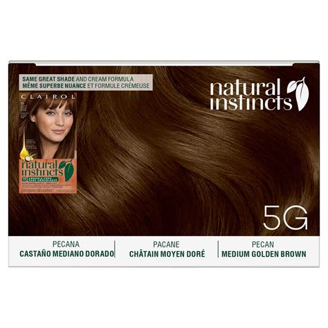 Clairol Natural Instincts Vegan Demi Permanent Hair Color 5g Medium Golden Brown Shop Hair