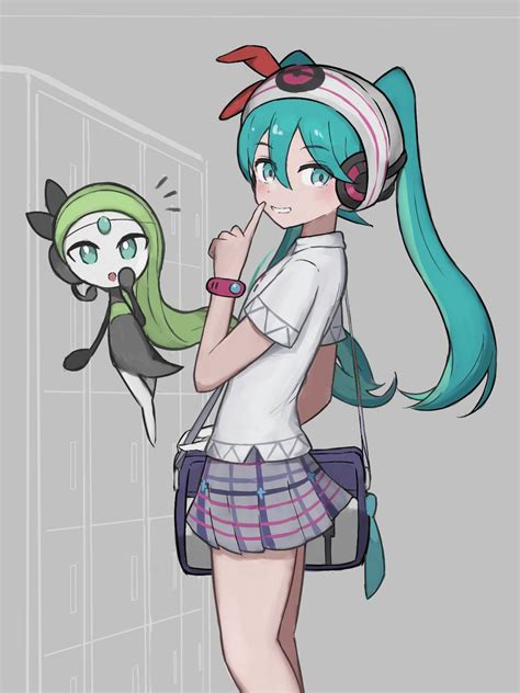 Hatsune Miku Meloetta Meloetta And Psychic Miku Pokemon And 2 More