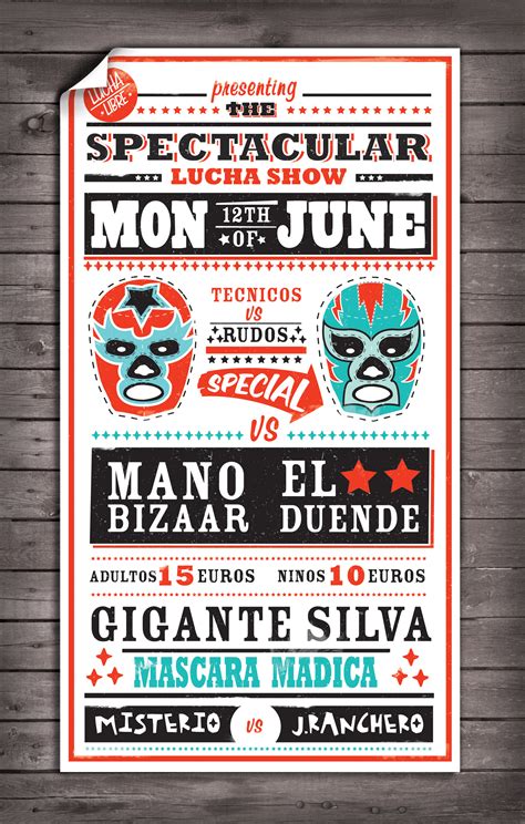 Lucha Libre Poster Behance