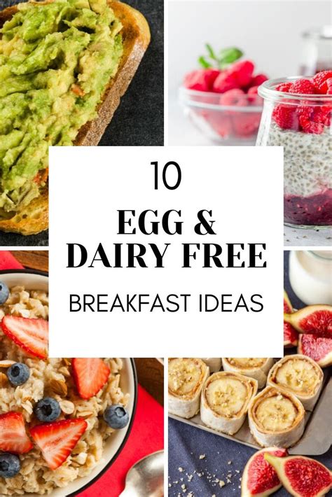 10 Egg and Dairy Free Breakfast Ideas | Dairy free breakfasts, Egg free breakfast, Dairy free