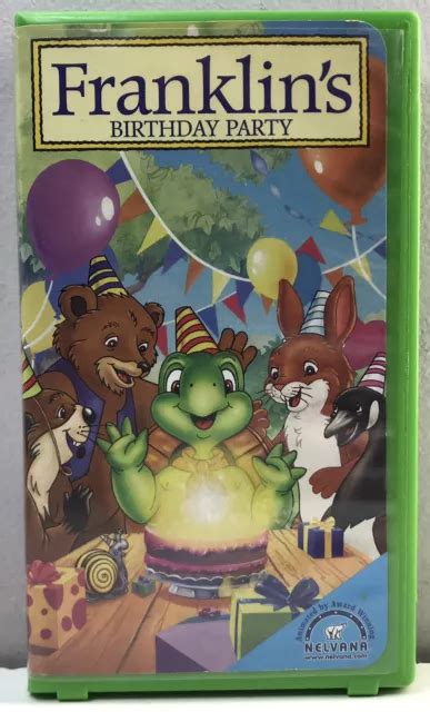 Nick Jr Franklin Birthday Party Vhs Video Tape Nickelodeon Buy 2 Get 1