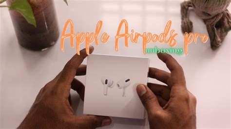 Apple Airpods Pro Unboxing Youtube