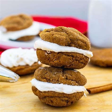 Chewy Gingerbread Sandwich Cookies Spicy Southern Kitchen