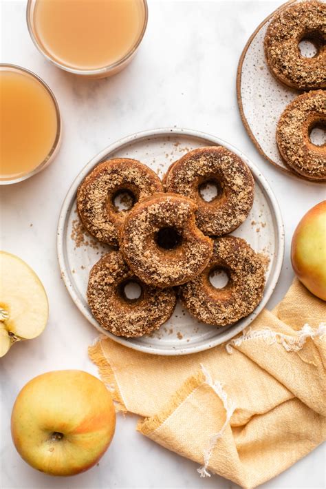 Baked Apple Cider Donuts Vegan GlutenFree FromMyBowl 13 From My Bowl