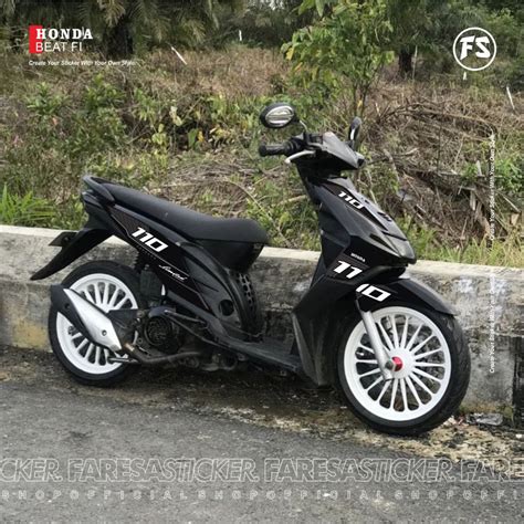 Jual S Striping Honda Beat Old Variasi Honda Beat Karbu Honda Beat