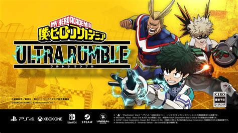 My Hero Academia Ultra Rumble được công bố cho PS4 Xbox One Nintendo