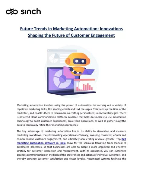 Ppt Future Trends In Marketing Automation Innovations Shaping The