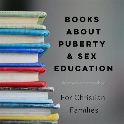 To The Rock Homeschool Books About Puberty And Sex Education For Christian Families